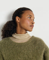 Nib Round Neck Knit