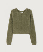 Nib Round Neck Knit
