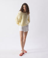 Nib Round Neck Knit