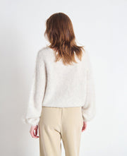 Nib Round Neck Knit