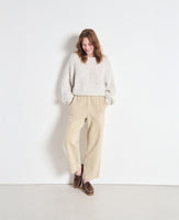 Nib Round Neck Knit