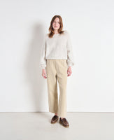 Nib Round Neck Knit