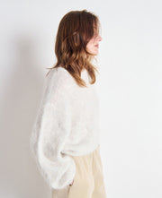 Nib Round Neck Knit