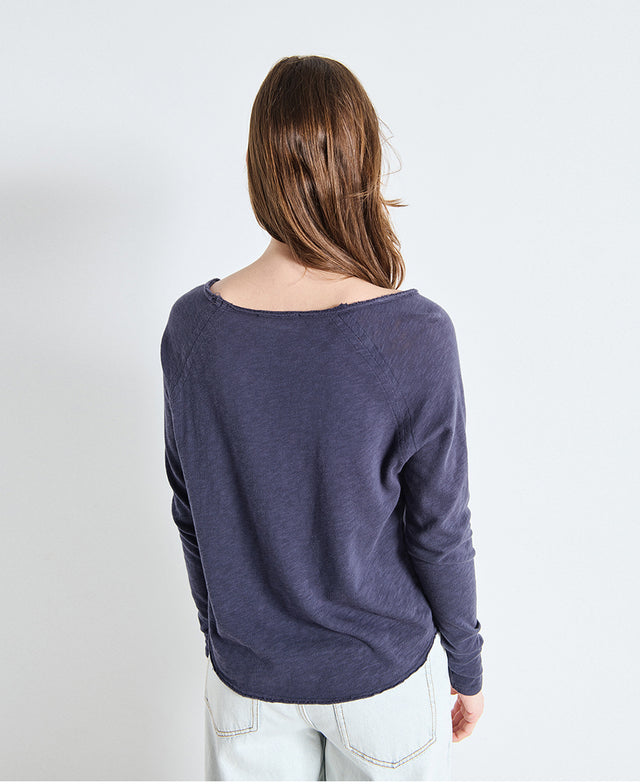 Son Boat Neck LS Tee