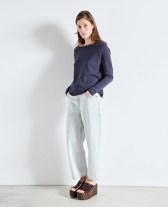 Son Boat Neck LS Tee