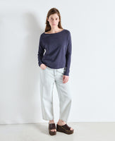 Son Boat Neck LS Tee