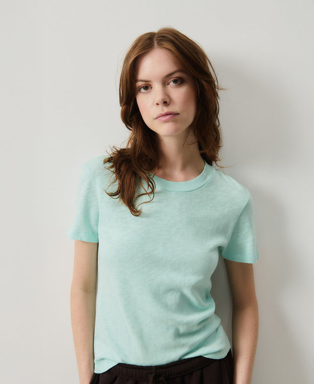 Son Round Neck Fitted Tee