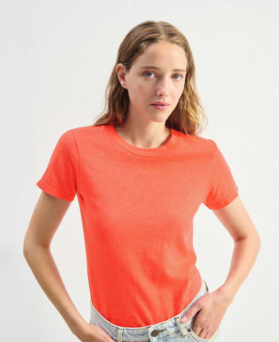 Son Round Neck Fitted Tee