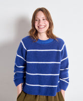 Vito Boat Neck Stripe Knit