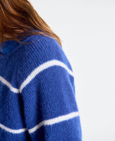 Vito Boat Neck Stripe Knit
