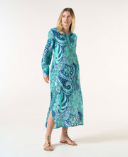 Brazil Blue Long Gilli Dress