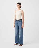 Mia Mid Rise Wide Leg Twilight Jean