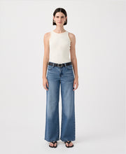 Mia Mid Rise Wide Leg Twilight Jean