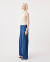 Leigh Mid Rise Wide Leg Pant