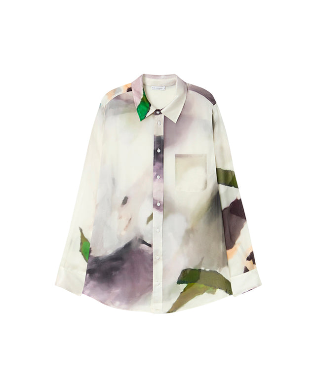 Boyfriend Chiffon Phosphate Shirt