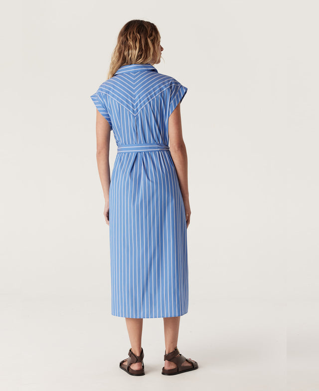 Felicity Stripe Poplin Dress