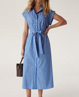 Felicity Stripe Poplin Dress