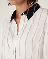 Allegra Stripe Blouse