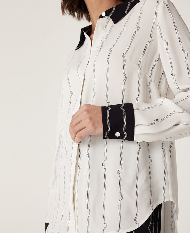 Allegra Stripe Blouse