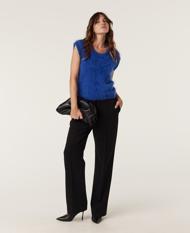 Brushed Pure Cashmere Top