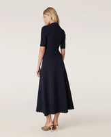 Villa Crepe Knit Scallop Skirt