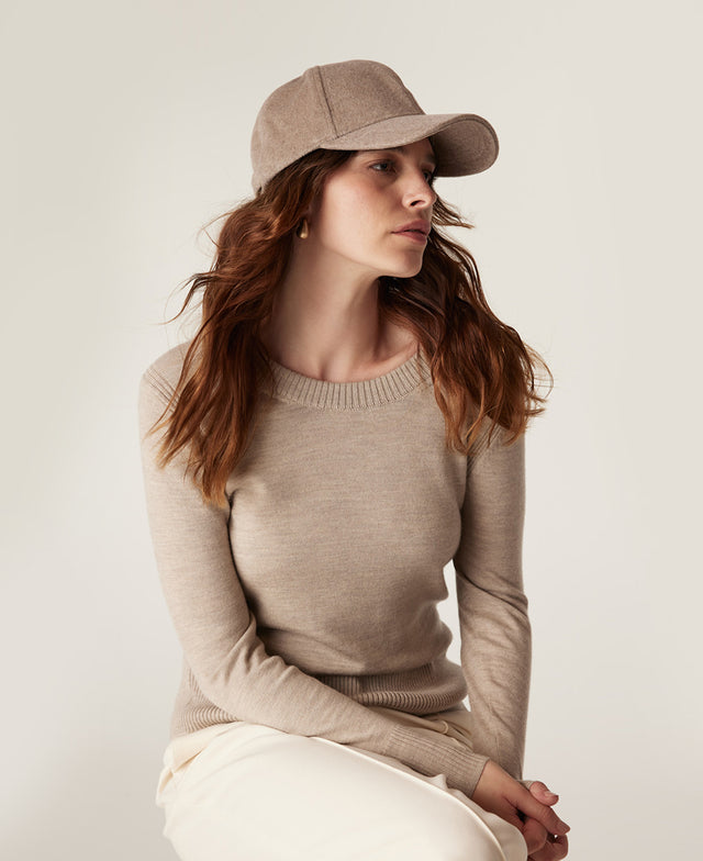 Wool Cashmere Cap