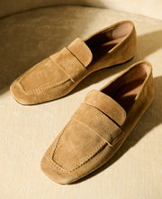 Francesca Tan Suede Loafer