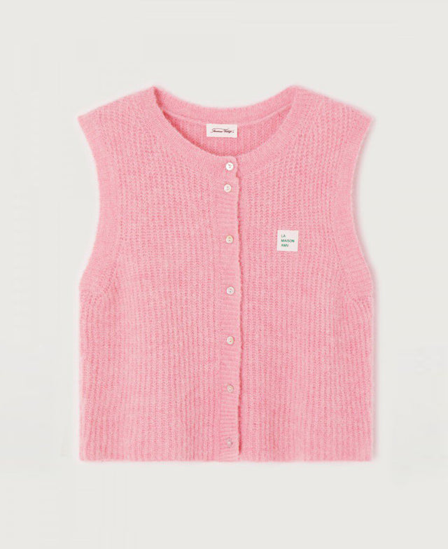 East Round Neck Vest