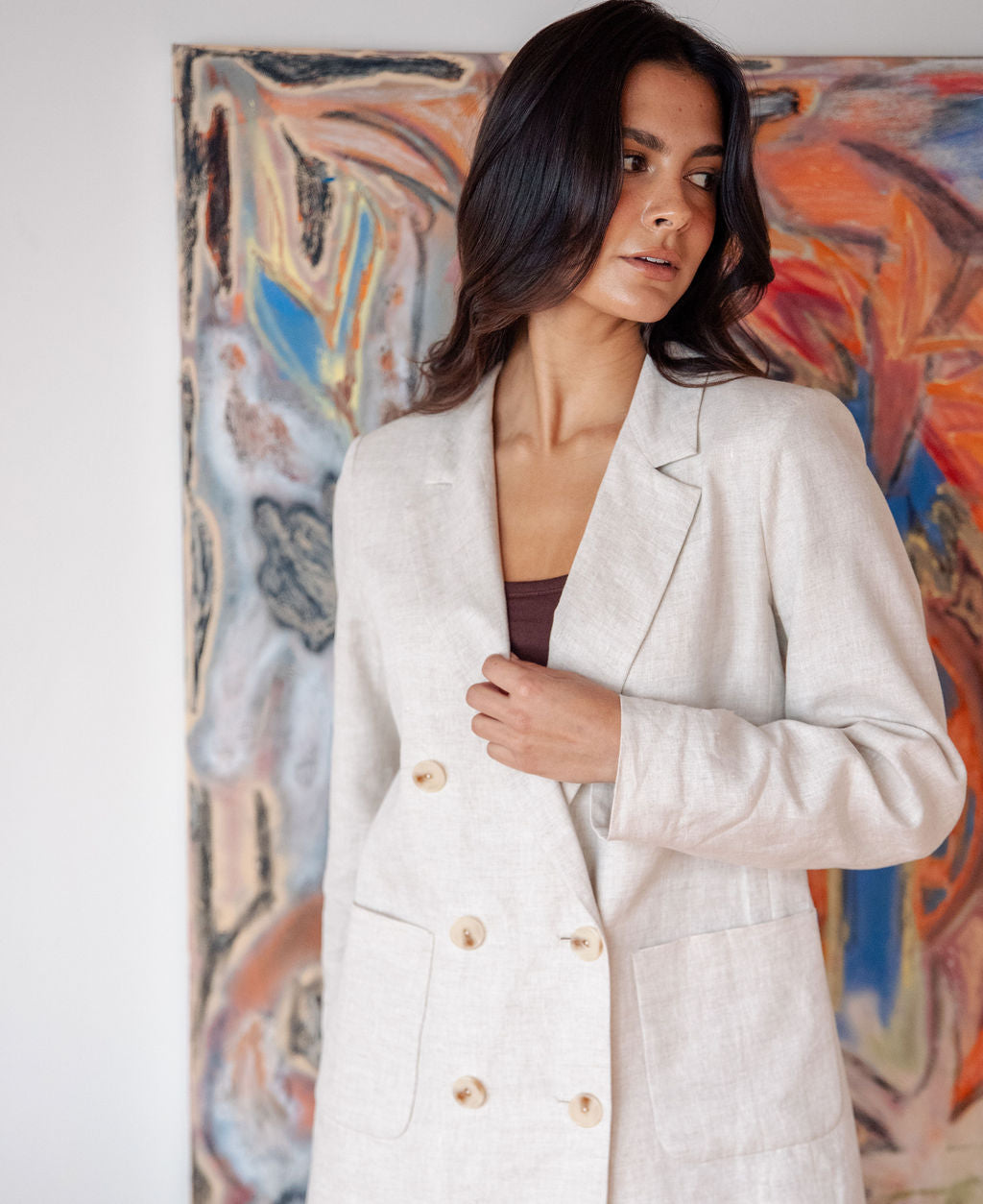 Holly Linen Blazer