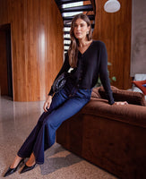 Skye Mid Rise Wide Starlight Trouser