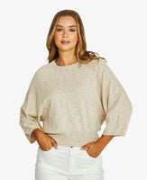 Batwing Knit Top
