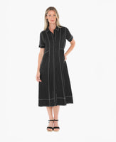 Contrast Stitch Dress