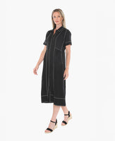 Contrast Stitch Dress