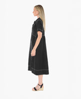 Contrast Stitch Dress