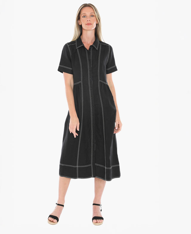 Contrast Stitch Dress