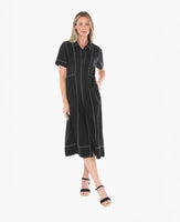 Contrast Stitch Dress