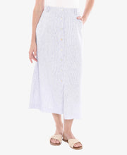 Core Stripe Button Skirt