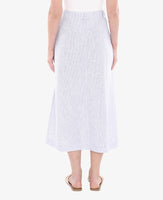 Core Stripe Button Skirt