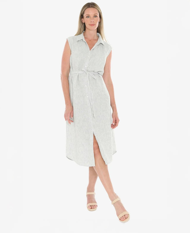 Core Stripe Shirt Dress