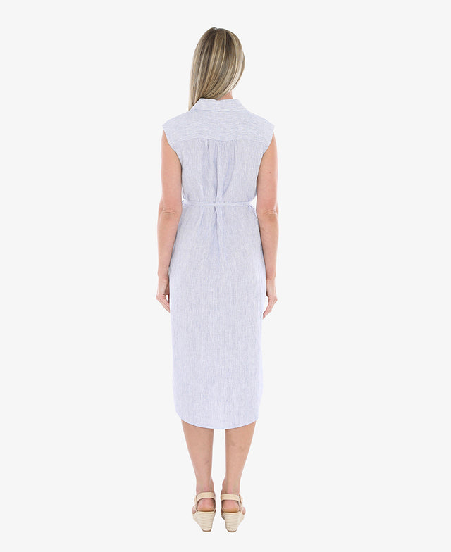 Core Stripe Shirt Dress
