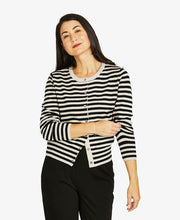 Mono Stripe Cardigan