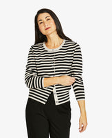 Mono Stripe Cardigan