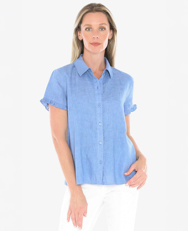 Pigment Ruffle Shirt