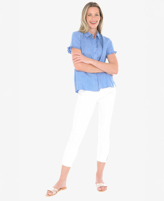 Pigment Ruffle Shirt