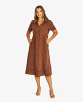 Seam Detail Shirt Dress