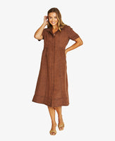 Seam Detail Shirt Dress