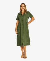 Seam Detail Shirt Dress