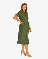 Seam Detail Shirt Dress