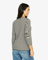 Stripe L/S Crew Tee