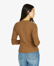V-Neck Henley Tee